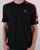 Adidas Originals 3D Trefoil 3 Stripes T Shirt Black/Pink