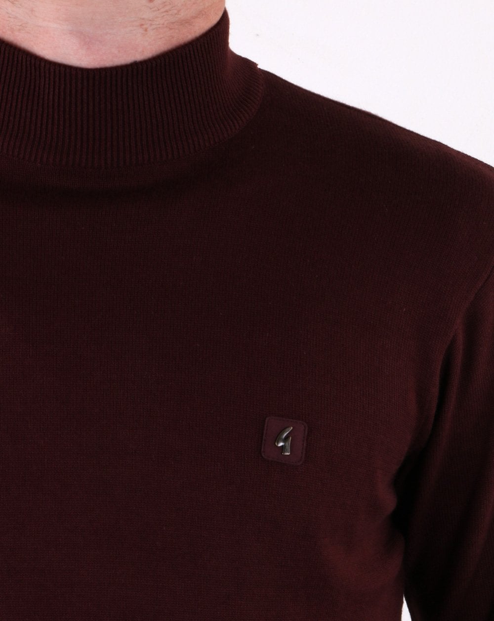 Gabicci Vintage Duke Rollkragenpullover, tief, Portwein