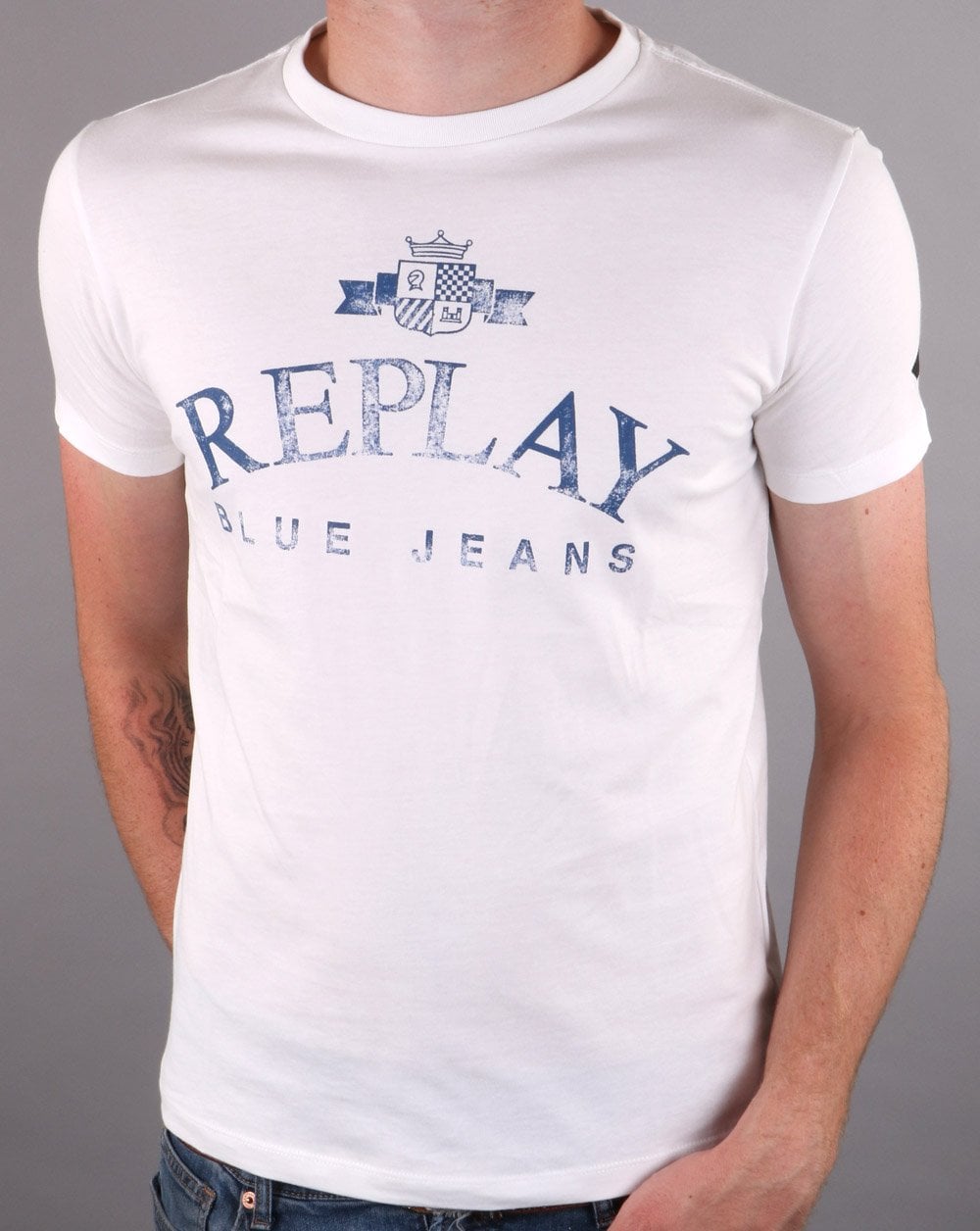 Replay T-shirt Butter White