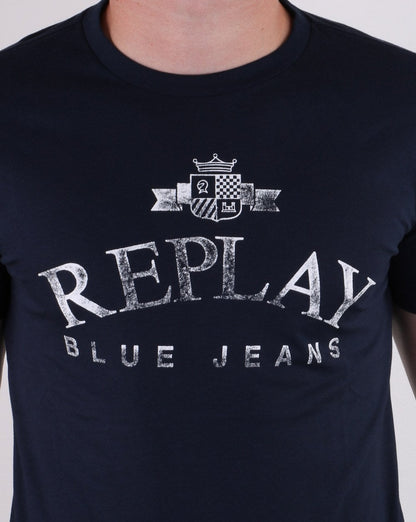 Replay T-Shirt Blau