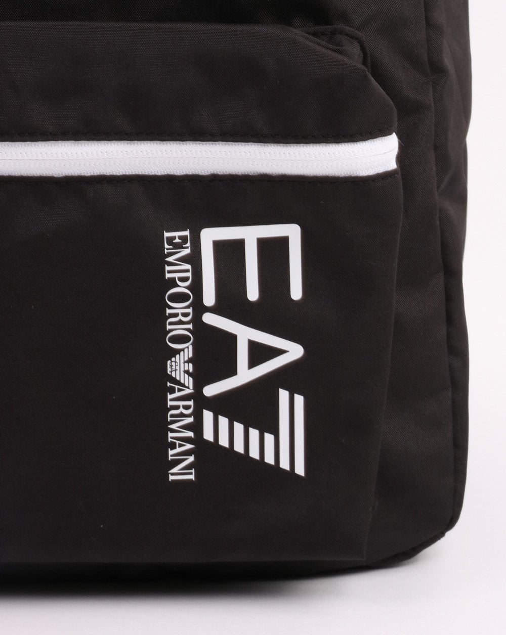 Emporio Armani EA7 Rucksack Schwarz/Weiß