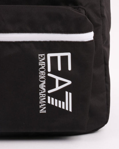 Emporio Armani EA7 Rucksack Schwarz/Weiß