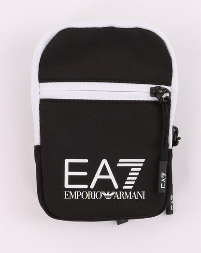 Emporio Armani EA7 Beuteltasche Schwarz/Weiß
