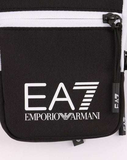 Emporio Armani EA7 Beuteltasche Schwarz/Weiß