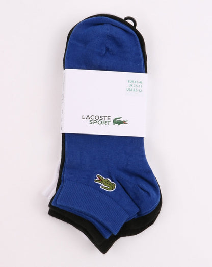 Lacoste Dreierpack Socken Cosmic/Schwarz/Weiß