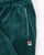 Fila Vintage Velour Track Pants Teal Green