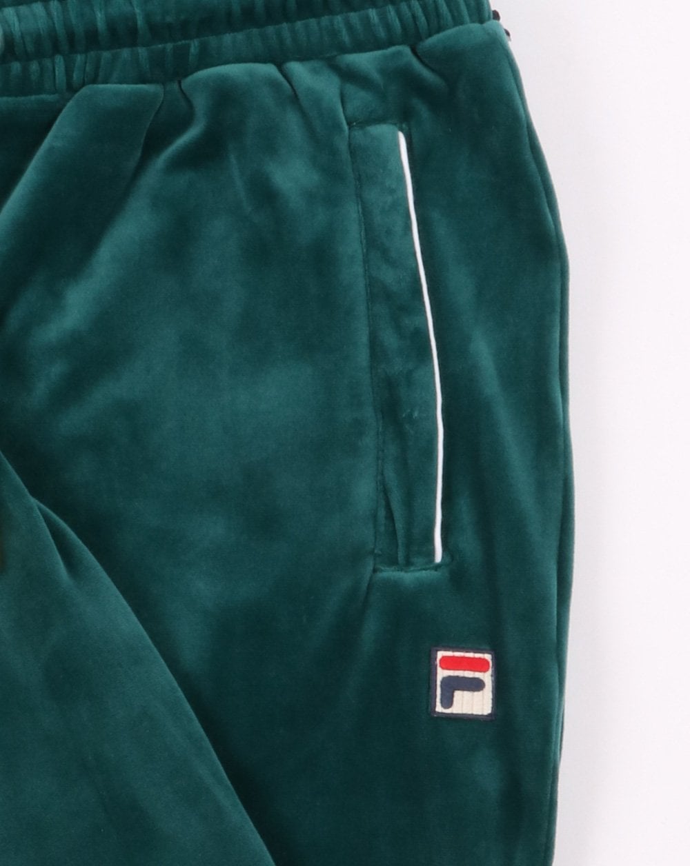 Fila Vintage Velours Trainingshose Blaugrün