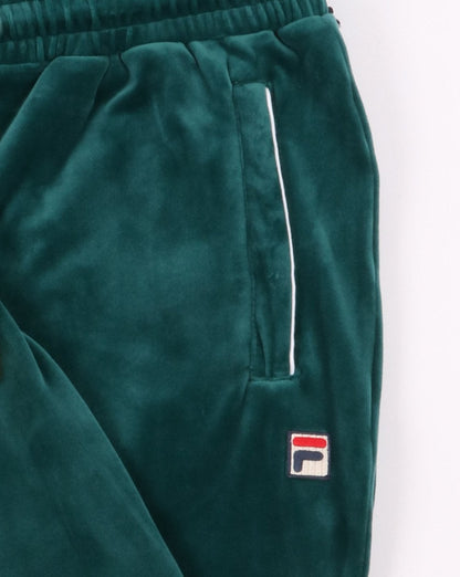 Fila Vintage Velours Trainingshose Blaugrün