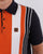Trojan Multi-stripe Knit Polo Navy