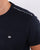 Weekend Offender Bunbury Check Detail T-shirt Navy
