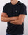 Weekend Offender Bunbury Check Detail T-shirt Navy