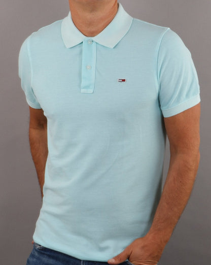 Tommy Hilfiger Leichtes Poloshirt Hellblau