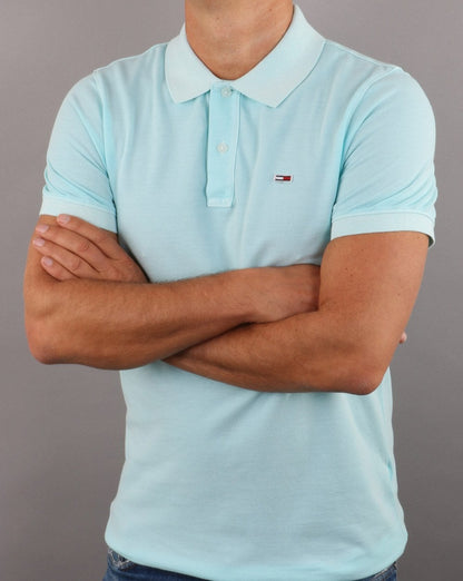 Tommy Hilfiger Leichtes Poloshirt Hellblau