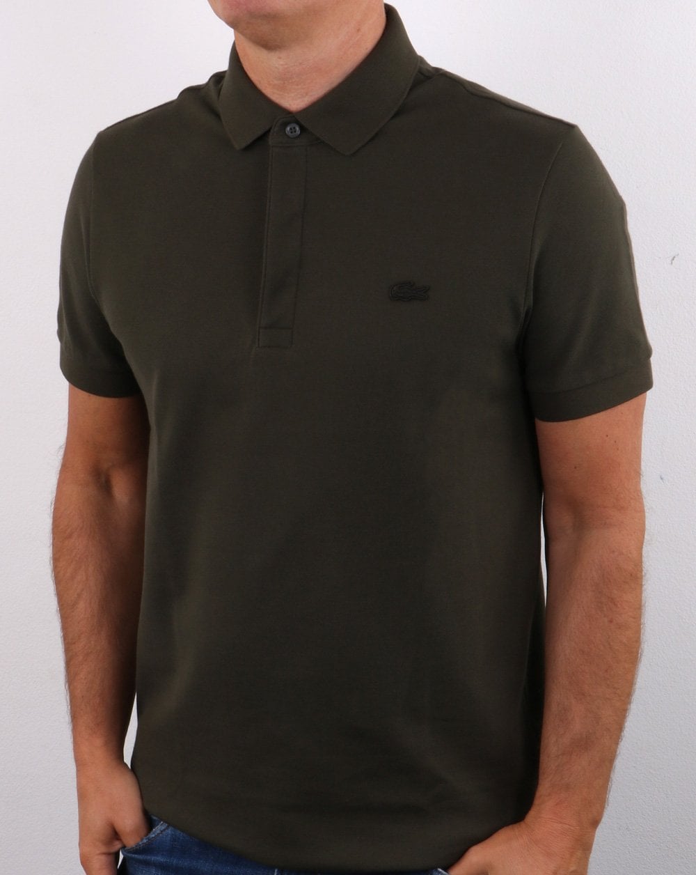 Lacoste Tonal Poloshirt Khakigrün
