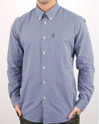 Barbour – Gingham-Hemd, Tintenblau