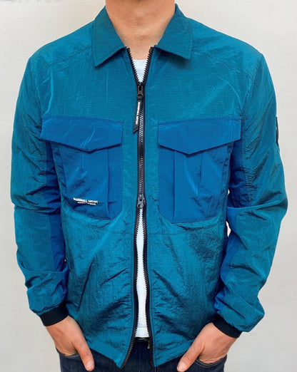 Marshall Artist Acier Overshirt Blaugrün