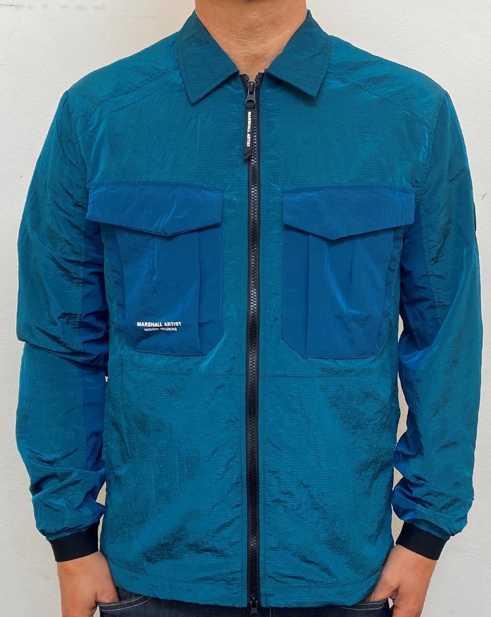 Marshall Artist Acier Overshirt Teal
