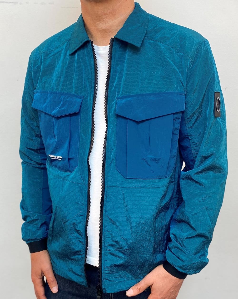 Marshall Artist Acier Overshirt Teal