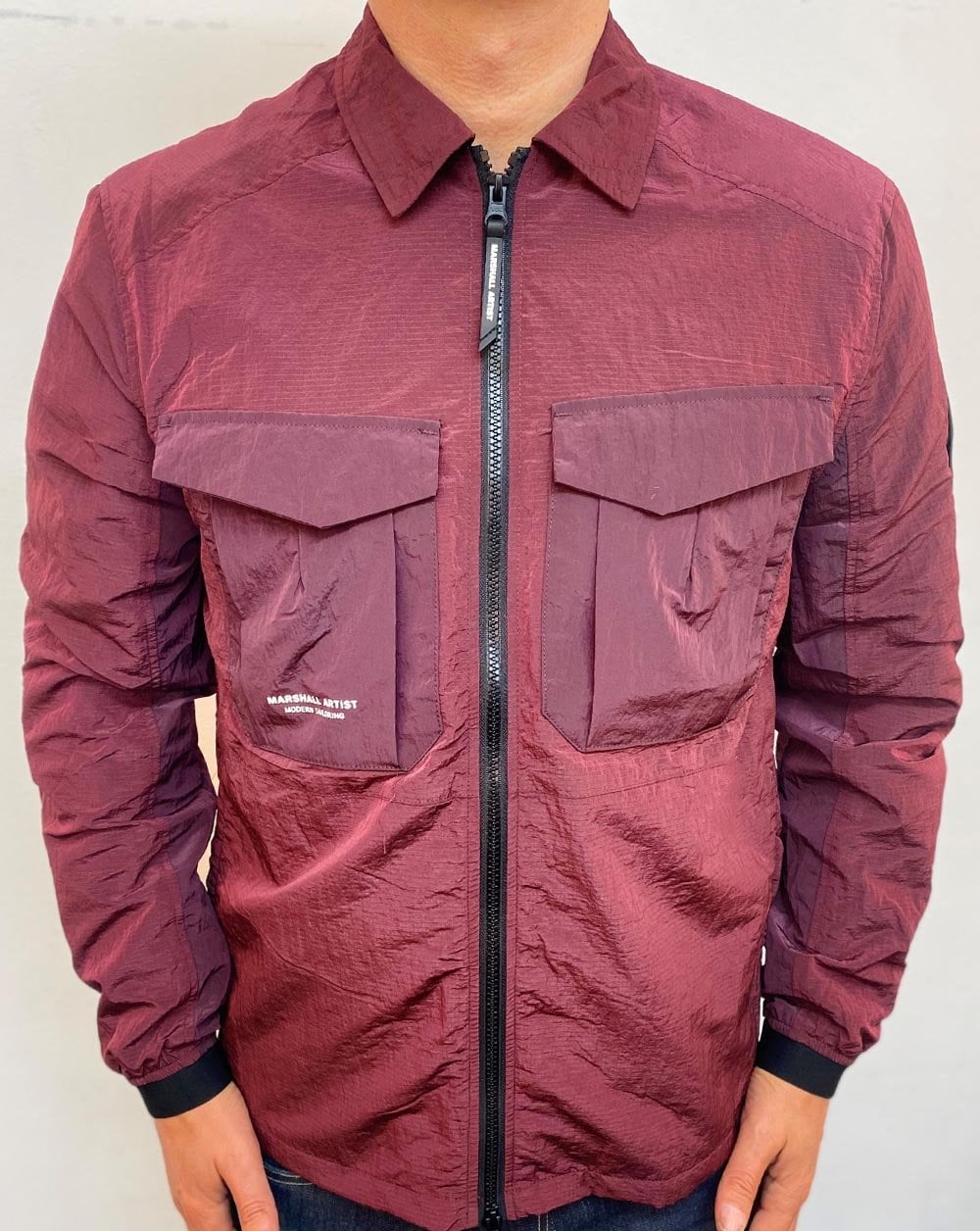 Marshall Artist Acier Overshirt Burgund