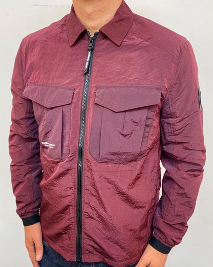 Marshall Artist Acier Overshirt Burgund