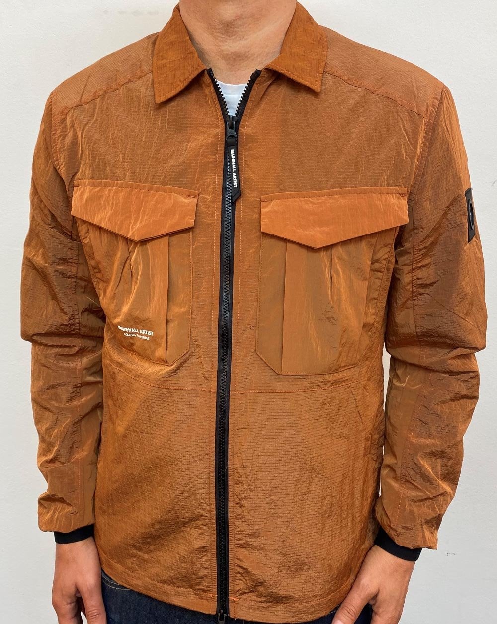 Marshall Artist Acier Overshirt Burnt Orange