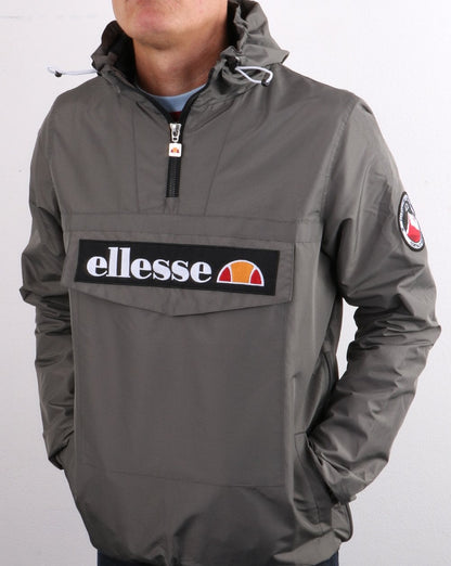 Ellesse – Jacke mit Viertelreißverschluss, Dunkelgrau