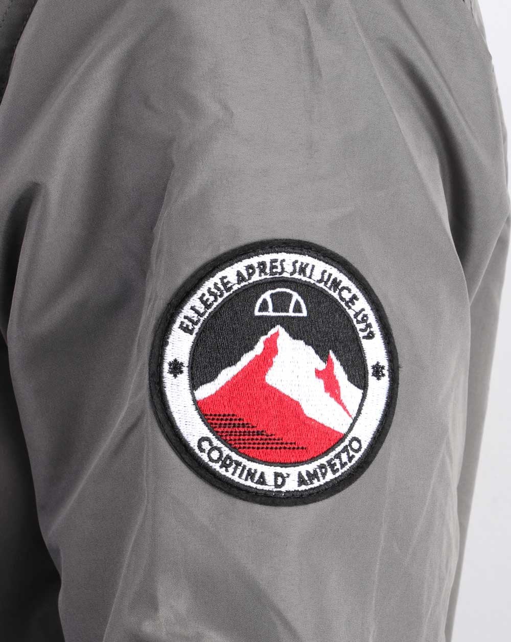 Ellesse – Jacke mit Viertelreißverschluss, Dunkelgrau