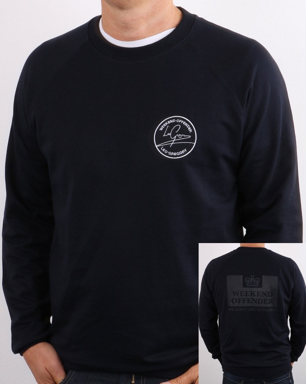 Weekend Offender Leo Gregory Sweat Navy