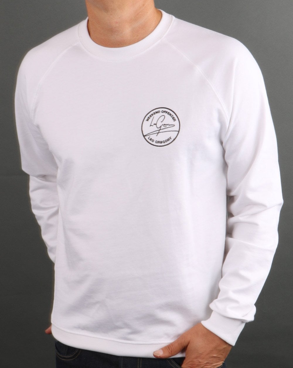 Weekend Offender Leo Gregory Sweatshirt Weiß