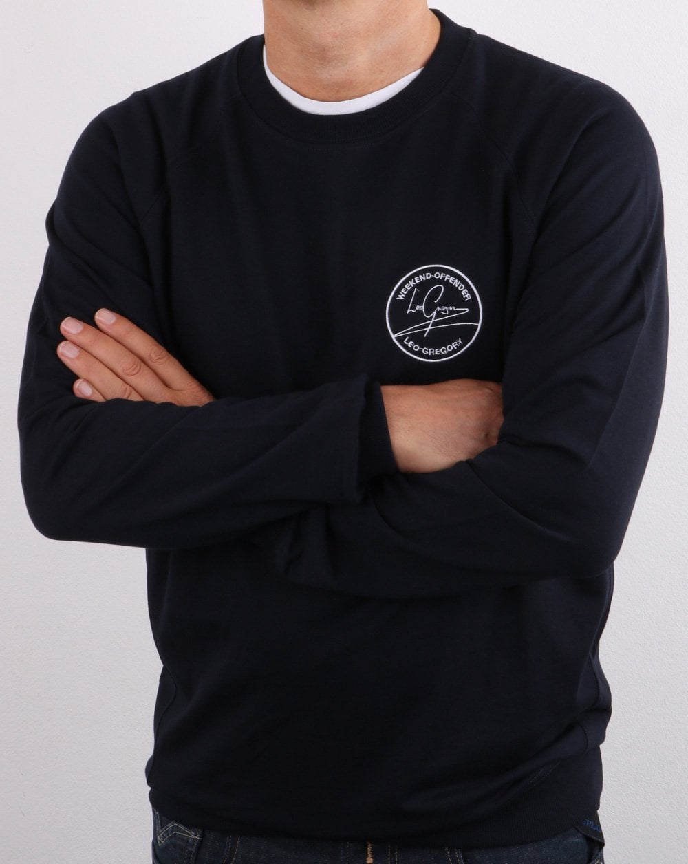 Weekend Offender Leo Gregory Sweatshirt Marineblau