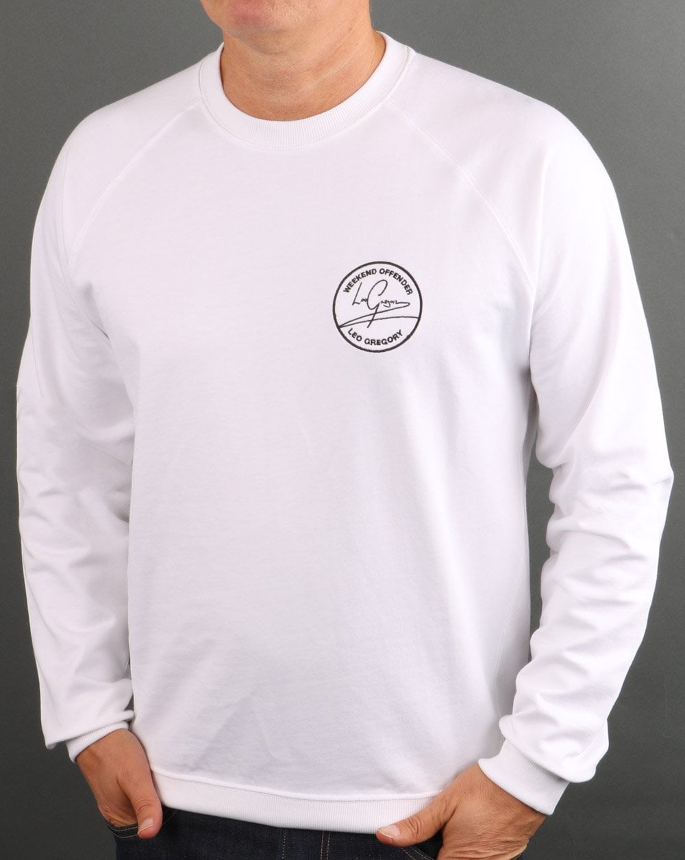 Weekend Offender Leo Gregory Sweatshirt Weiß