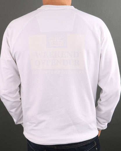 Weekend Offender Leo Gregory Sweatshirt Weiß
