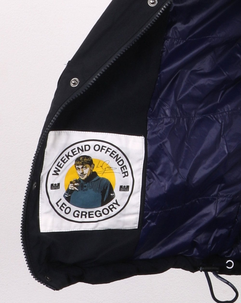 Weekend Offender Leo Gregory Jacke Marineblau