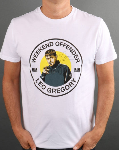 Weekend Offender Leo Gregory T-Shirt Weiß