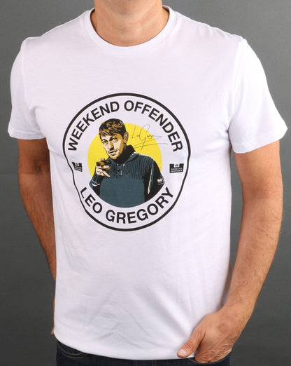 Weekend Offender Leo Gregory T-Shirt Weiß