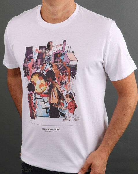 Weekend Offender Spike Island T-shirt White