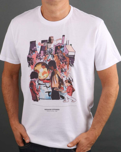 Weekend Offender Spike Island T-Shirt Weiß