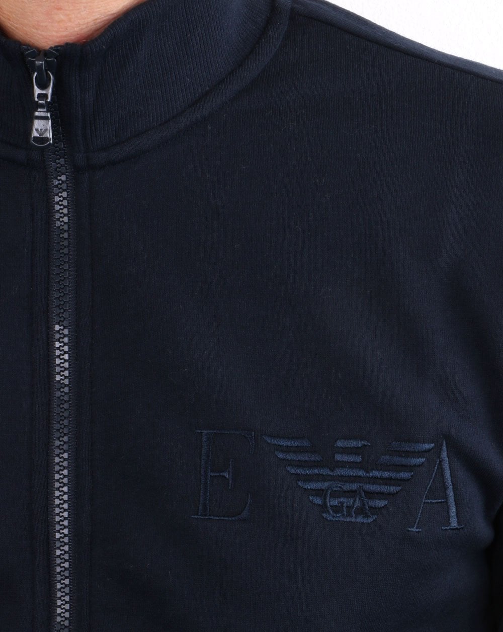 Emporio Armani Loungewear Trainingsjacke Marineblau