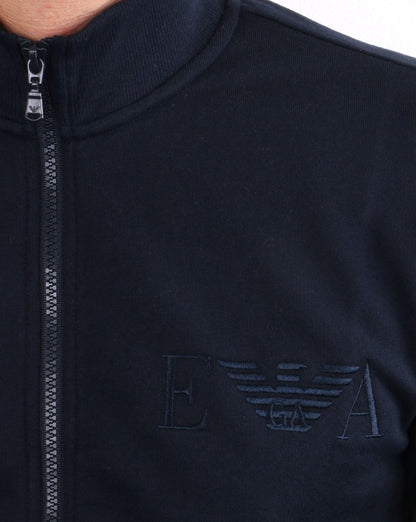 Emporio Armani Loungewear Trainingsjacke Marineblau