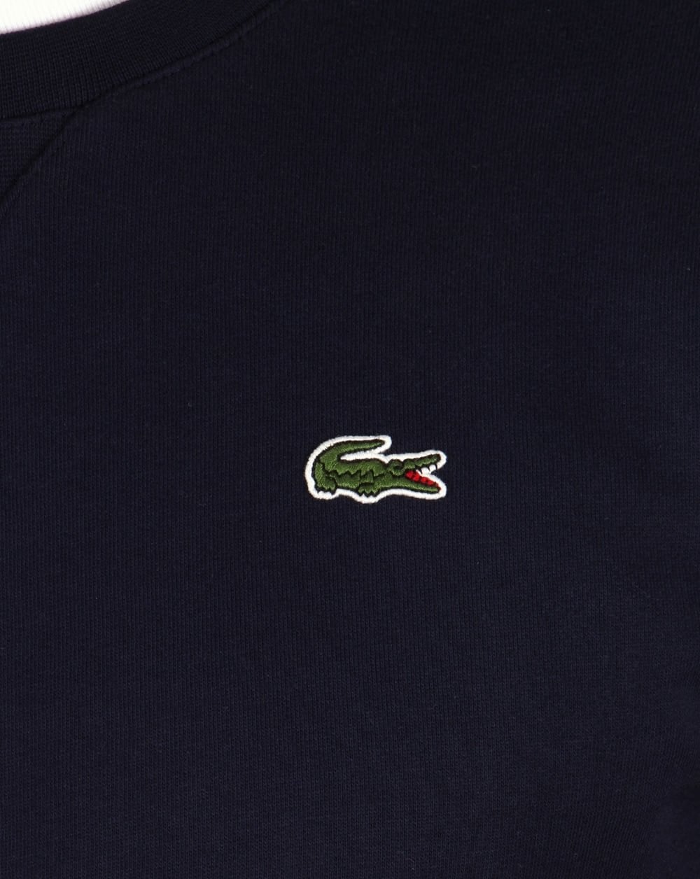 Lacoste – Sweatshirt mit Rundhalsausschnitt, Marineblau