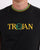 Trojan Tipped Signature Logo T-shirt Black