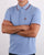 Trojan Classic Tipped Polo Shirt Sky