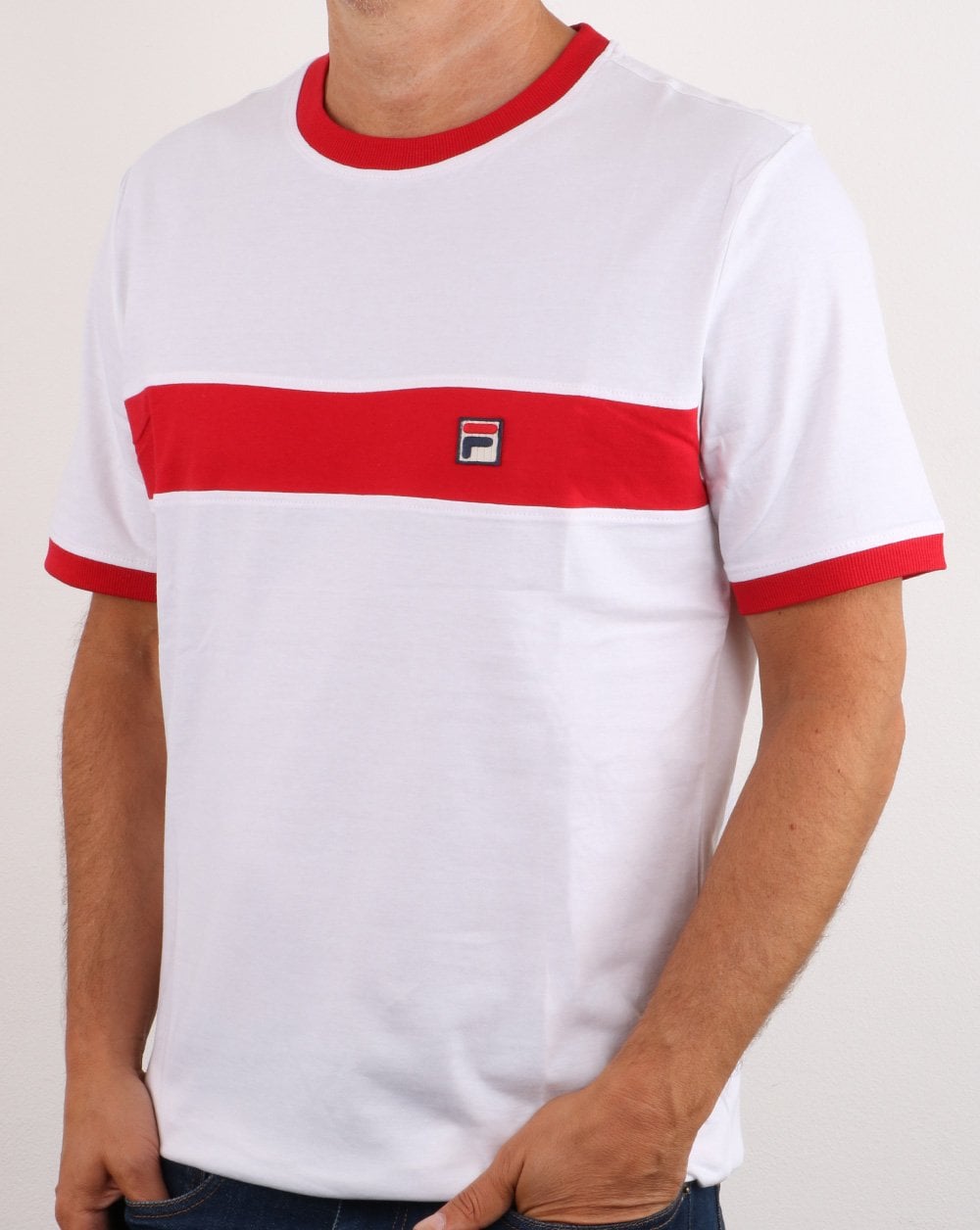 Fila Vintage Joshua T-Shirt Weiß