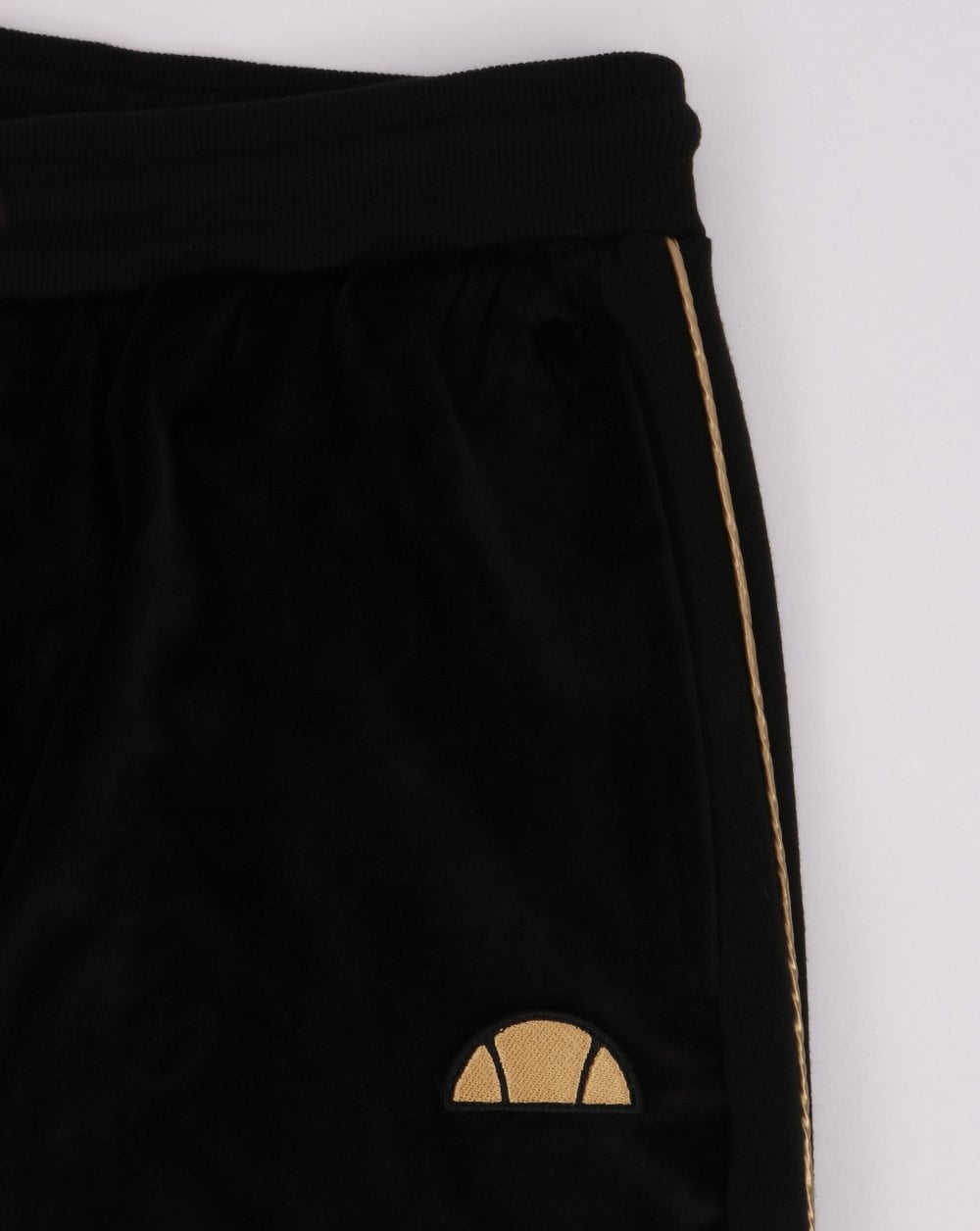 Ellesse Velour Track Pants Black