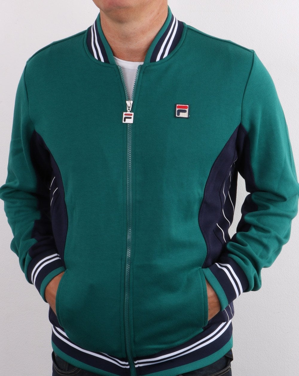 Fila Vintage Settanta Track Top Green/Navy