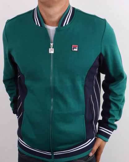 Fila Vintage Settanta Trainingsoberteil Grün/Marineblau