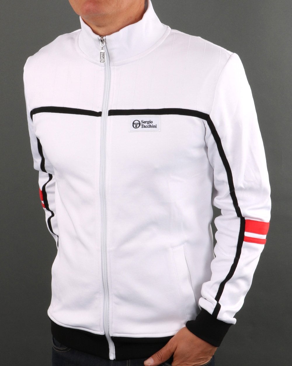 Sergio Tacchini Frankie Track Top White