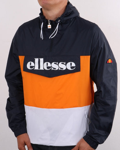 Ellesse – Überziehjacke Marineblau/Orange