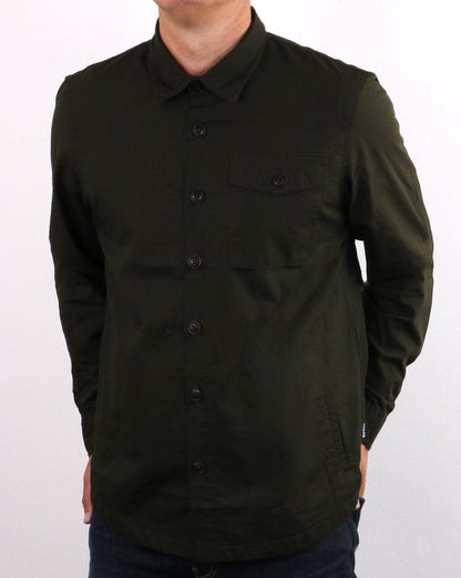 Barbour Durban Überhemd Dunkelgrün