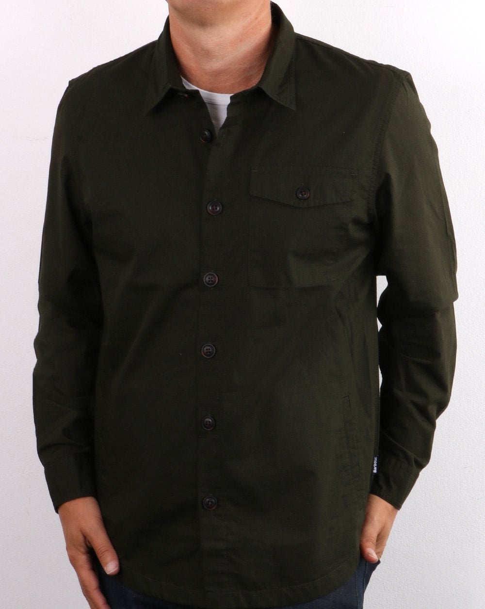 Barbour Durban Überhemd Dunkelgrün